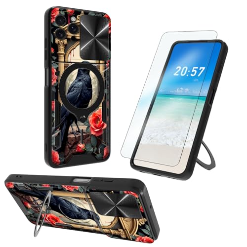 ETLKJVBL for iPhone 16 Pro Max Case, 360 Degree Rotating