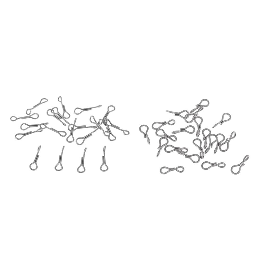 LoveinDIY 40pcs/set Articulated Shank for Fly Fishing DIY Tool 10mm &