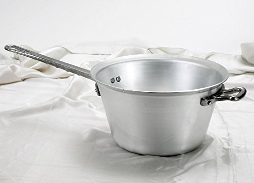 Paiolo Per Polenta Agnelli 6L - In Alluminio Con Fondo In Acciaio, 26 Cm, Made In Italy - Foto 10