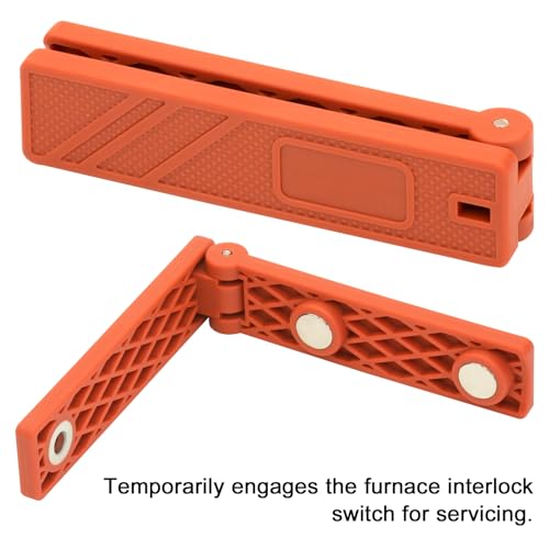 Image of Furnace Pro Switch Clip (Orange) 92415 Appliance Valve, Left Front for Thetford Porta Potti Curve，Optional Floor Plate - AP4511271,1564493