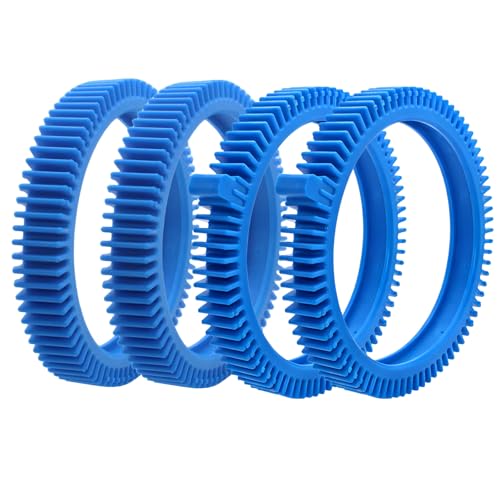 Pool Cleaner Tire Combo Kit for Hayward Pool Vacuums fit for Poolvergnuegen with Super Hump Front 896584000-143 and Rear Tires 896584000-082 Robot Vacuums(2pcs front tires + 2pcs back tires)