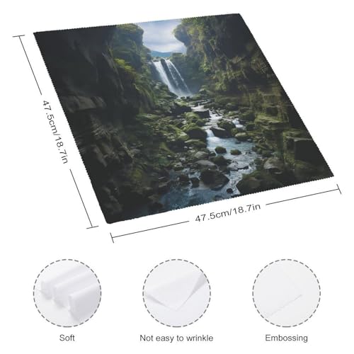 Serviettes de table lavables 45 cm pour éliminer le papier jetable - 3