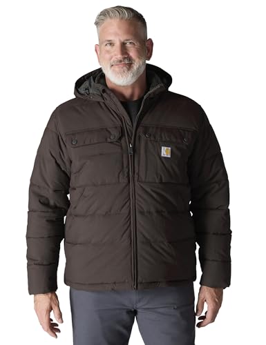 Carhartt Men's Montana Loose Fit Insulated Jacket, Dark Brown, Medium
