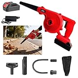 Hooha Akku-Laubbläser/Laubsauger 21V Mit Turboschalter 3000W Kabellos Laubgebläse Mit Saugrohr + Blasrohr Blasgeschwindigkeit 230km/h Für Blasen Saugen Und Häckseln Von Laub In Karton