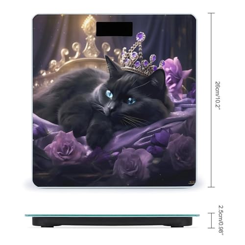 Báscula digital de baño con pantalla LCD, diseño estilo miniatura 2