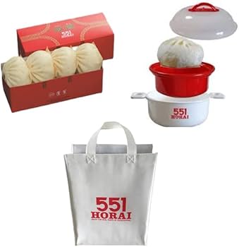 Amazon.co.jp: 551 蓬莱 (豚まん 4個入り 特製レンジせいろ付き 保冷