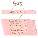 8 pièces Bride to Be Sash Team Bride Sash, avec Bandeau Bride to Be, Ceinture de Partie de Bachelorette, pour Partie de Poule, Enterrement de Vie de Jeune Fille, Fiançailles et Douche Nuptiale