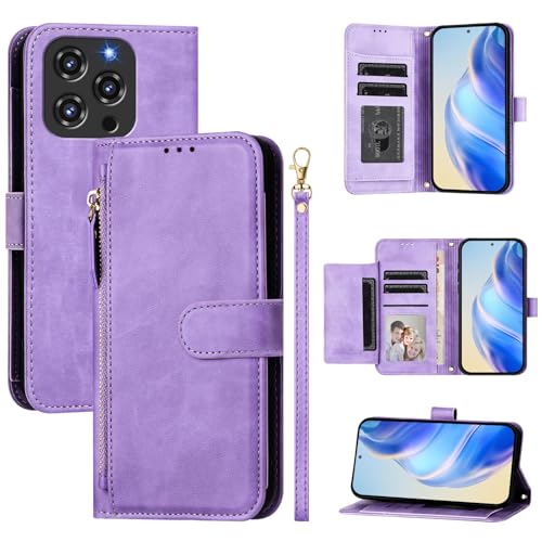 �Ή��@�� for Oukitel C3 2025 �t���b�v�X�^���h�iPU���U�[�j�}�O�l�b�g�J�� �W�b�p�[ �X���b�g�����z �ی�P�[�X Purple