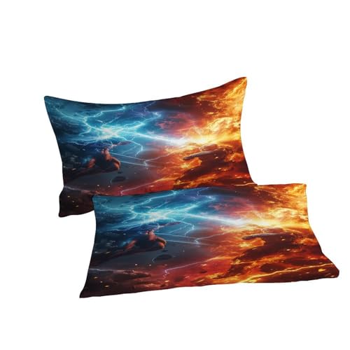 Parure de lit microfibre Lightning facile à laver avec fermeture éclair - 7
