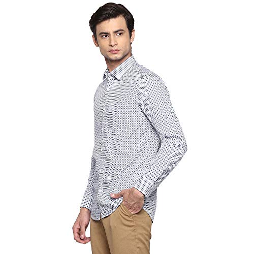 Image of Colorplus Men's Print Regular Fit Shirt