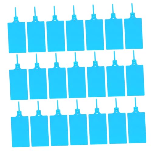 PRETYZOOM 100pcs Plastic Labeling Tags with Strings for Shipping Logistics and Pricing and Versatile Tags to Prevent Information Loss and Facilitate Easy Attachment