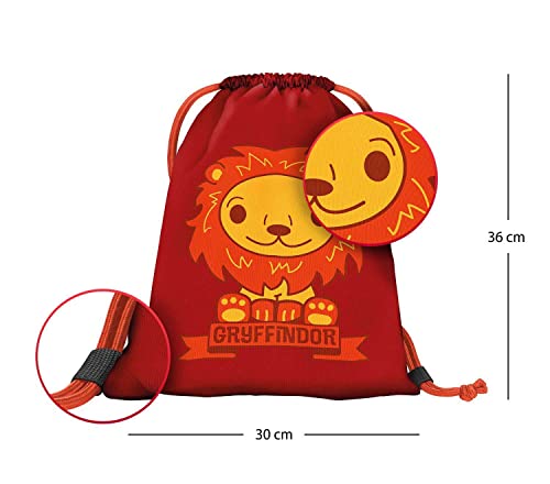 Baagl Harry Potter - Gryffindor Backpack (36 x 30 cm), Toddler Sports Bag for Boys and Girls - Image 3