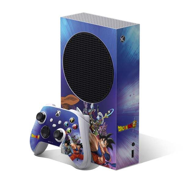 Skinit Decal Gaming Skin Compatible with Xbox Series S Bundle - Officially Licensed Dragon Ball Super Vegeta Design