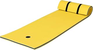 Floating Water Pad, 3 Layers XPE Foam Floating Mat for Water Recreations, Floating Island for Pools, Lakes & Beach