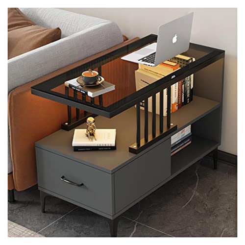 Side table étroite pour chambre éliminant le désordre du canapé