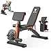 XCHIEF Adjustable Weight Bench, 1000LBS Heavy Duty Foldable Workout Bench with Leg Extension and Preacher Curl Pad, Flat/Incline/Decline for Home Gym Full Body Strength Training