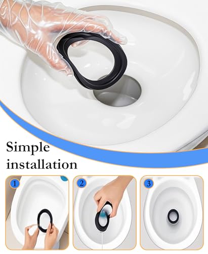 Image of RV Toilet Seal Replacement 2-Pack for Dometic 300 /310 /320 Toilets, High-Grade Flush Ball Seal Gasket Kit 385311658 - Durable Rubber, Easy Installation, Fix Leakage & Odor, for Camper /Travel Trailers