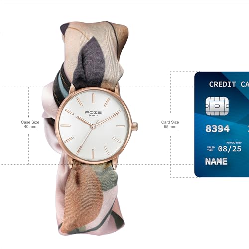Image of Sonata Summer Blooms Quartz White Round Dial Women's Watch | Nylon Material | Multi Color Band - SP80126WF01W