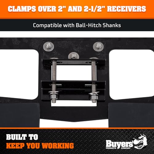Image of Buyers Products 8597220 No Drill Truck Mud Flaps, Receiver Fit, 20 Inch