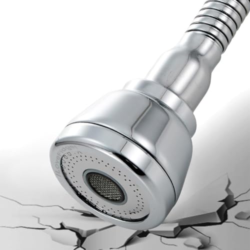 Image of Kitchen Faucet Aerator - 360 Rotatable, 3 Flow Modes, Anti-Splash, Water Saving Sink Faucet (Big+Medium-Both, 2)