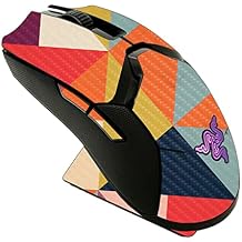 MightySkins Carbon Fiber Skin Compatible with Razer Viper Ultimate - Bright and Happy | Protective, Durable Textured Carbon Fiber Finish | Easy to Apply and Change Styles | Made in The USA