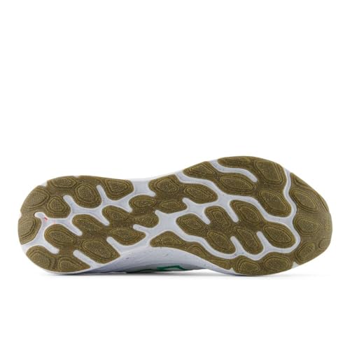 New Balance Men's Fresh Foam X Cruz Artisan V3 Running Shoe, White/Kelly Green/Grey Matter, 7 Wide