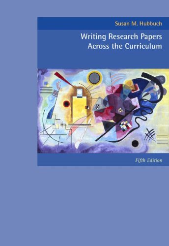 Cengage Advantage Books: Writing Research Papers Across the Curriculum (with InfoTrac)