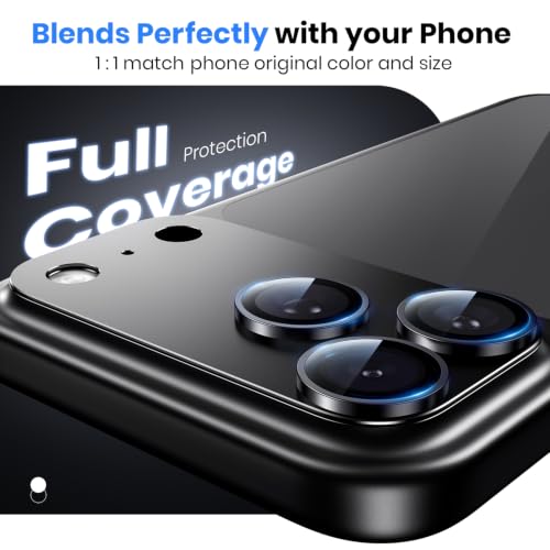 Image of Hoerrye for 18 Pro Max Camera Lens Protector for iPhone - 12FT Shatterproof