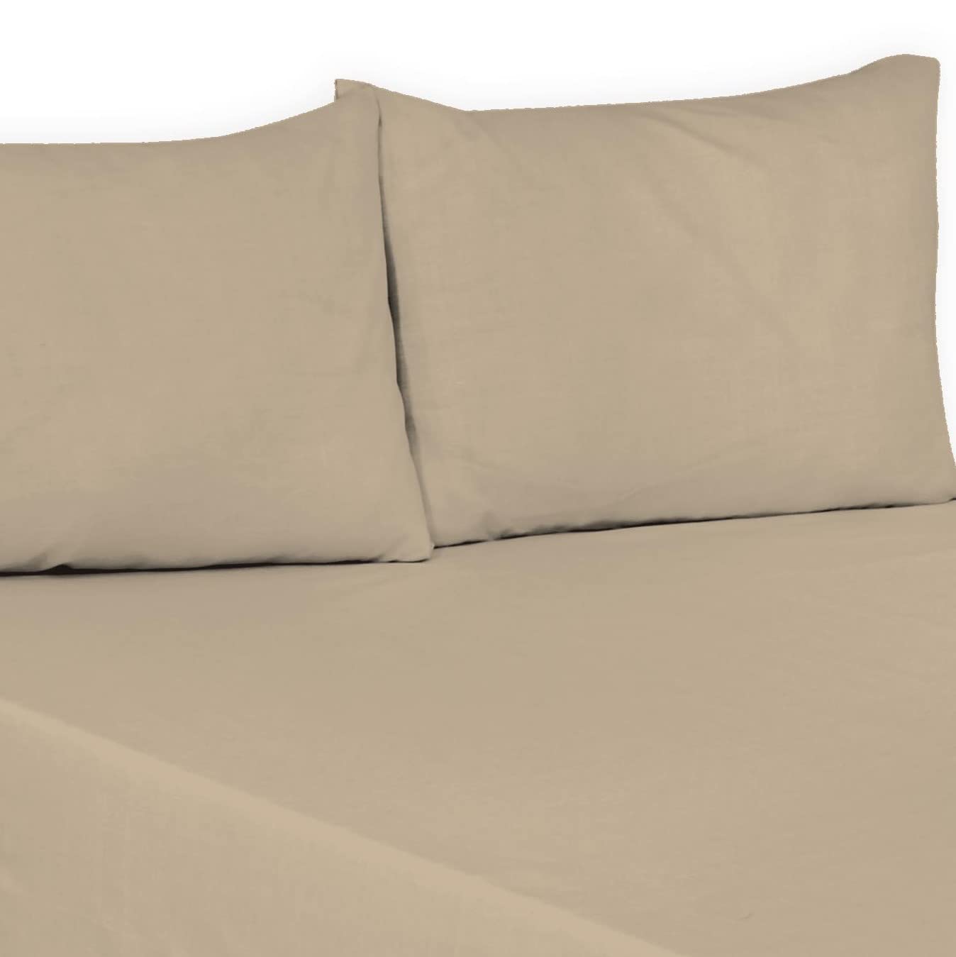 Polycotton Plain Dyed Flat Bed Sheets Luxury Quality Soft Easy Care Flat sheets in Single, Double, King, Super King size (Lilac, King: (250cm x 275cmcm) Approx.)