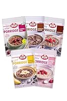 RUF Porridge Bundle Schoko (15 Stück) mit den Sorten Himbeer White Choc, Chocolate Brownie, Schokolade, Schoko Banane, Cherry Choc