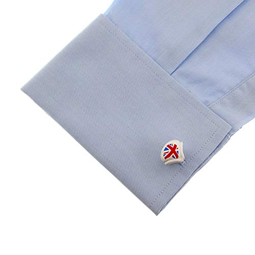Mancuernillas Daesar para hombre color plata miniatura 4