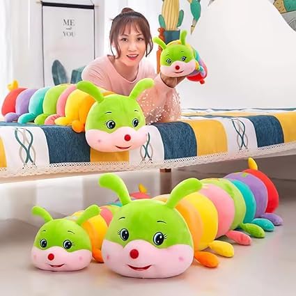Image of RVA Soft Stuffed Cute Plush Soft Toys for Girls Kids Playing Home Decoration (Caterrpillar-65cm)