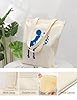 AILOONG Lady Blues Jazz Music Romantic Love Unbleached Canvas Tote Bag 340g/m² thick fabric Uses as a tool bag #2