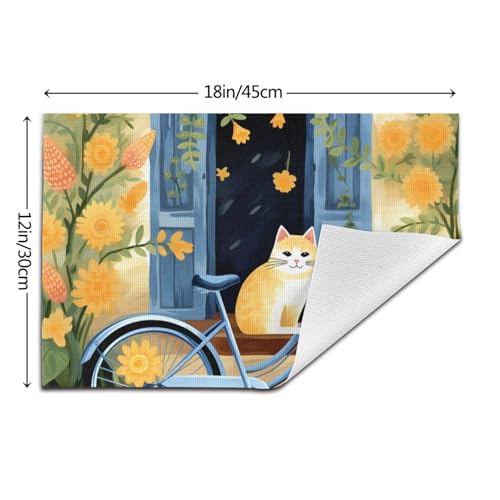 Sets de table thermorésistants et lavables en PVC pour table propre - 6