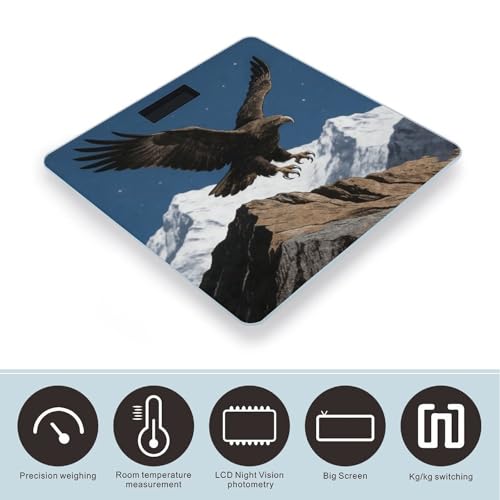 Báscula digital para cuerpo Hunting, precisa, pantalla LCD grande miniatura 3