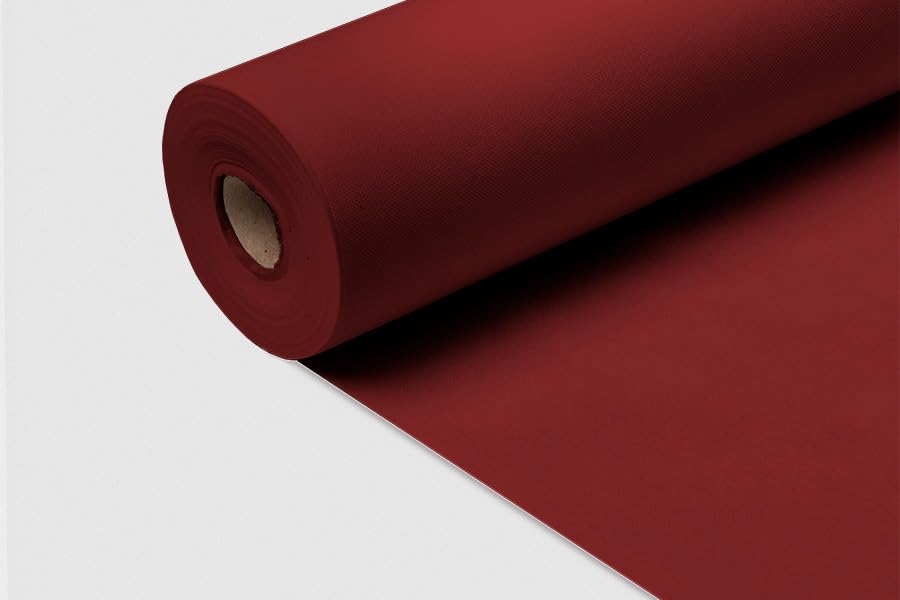 Sanjoma Chemical Solutions Mantel Desechable Rojo Novotex 1,20 x 50 m – Tejido Sin Tejer Precortado para Eventos y Hostelería