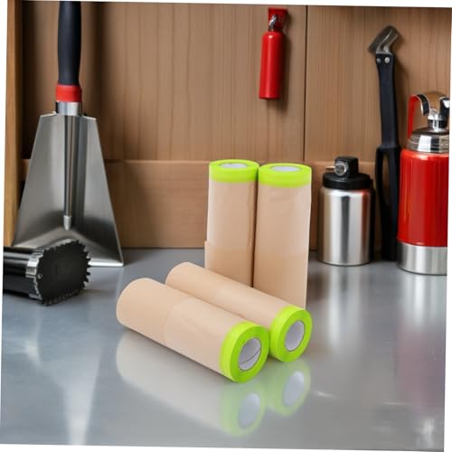 Papel de enmascarar para pintar coches con película protectora prefabricada de 12m resistente 5