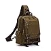 Wind Took Schultertasche Brusttasche Sling Rucksack Crossover Bag Outdoor Daypack Vintage Umhängetasche für Herren Damen