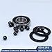 6204 3NC 6204RS 6204HC Hybrid Ceramic Bearing ABEC-1 Si3N4 Industry Motor Spindle Hybrids Ball Bearings 20 * 47 * 14 mm
