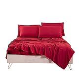 Bedlifes Twin Sheets Set- Cooling Sheets-Ultra Soft-Silky-Breathable-Deep Pocket- 1800 Series Beddin