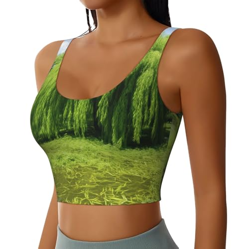 Débardeur de sport femme brassière intégrée yoga fitness Willow Tree