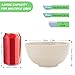 shopwithgreen Wheat Straw Cereal Bowls, Reusable Bowls for Kitchen, Plastic Bowl Set of 4, Microwave and Dishwasher Safe Bowls for Soup, Salad, Oatmeal, Ramen, Camping, Kids, College Dorm Room, 26OZ