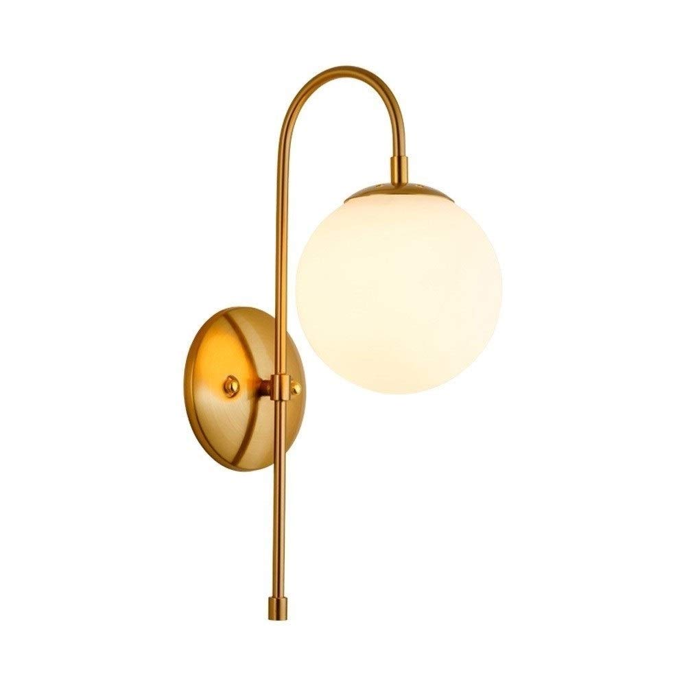 HPTHLY Wall Mounted Light Wall Sconce Wall Lamp, Wall Light Wall Lantern Wall Mounted Brass Glass Lantern E27 Edison Room Art Decor Fixtures Lighting For Be