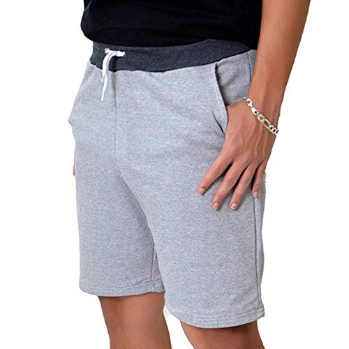 Kit 3 Bermudas Short Moletom grife New Basic (Preto, GG)