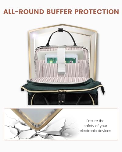 Image of LOVEVOOK Laptop Backpack for Women, 15.6'' Waterproof Nurse Bag Teacher Work Backpack Purse for Women, Travel Computer Backpack for College Office Business Ladies