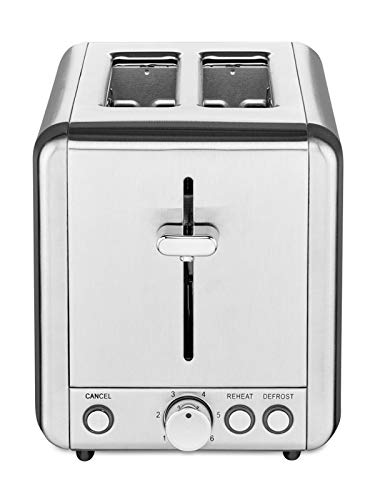 Solis Edelstahl-Toaster mit 2 extra großen Schlitzen, Krümelschublade, 925 Watt, Toaster Steel (Typ 8002), Silber – Bild 3
