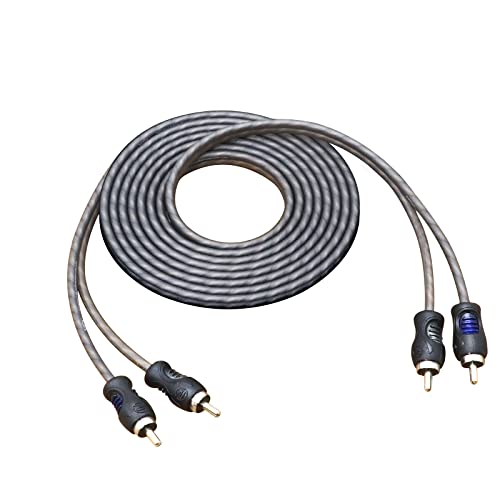 Recoil Rci29 100% Oxygen Free Copper 9Ft 2-Channel Rca Audio Cable, Twisted Pair With Noise Reduction #TOP4