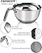 Marsheepy Double Boiler Pot Set,2000ML/1.8QT Mixing Bowl for Chocolate Melting, 2800ML/ 2.54QT 304 Stainless Steel Pot With Silicone Spatula for Melting Chocolate, Candy, Candle, Soap, Wax