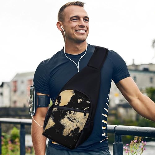 Mochila bandolera ligera para senderismo y viaje unisex miniatura 3