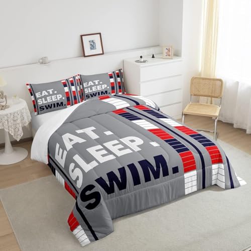 Image of Feelyou Kids Swim Bedding Set Toddler Size 3Pcs for Boys Girls Teens
